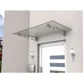 Produktbild: Gutta HD/LT 140 Edelstahl-Vordach mit 8 mm Verbund-Sicherheitsglas