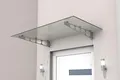 Produktbild: Gutta Edelstahlvordach HD/LT 140 140x90x16 cm klar Haustürvordach