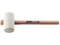 Produktbild: PROMAT Gummihammer PROMAT Gummihammer Kopf-D. 64 mm Kopflänge 113 mm weiß Esche 70 Sh