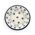 Produktbild: Bunzlauer Keramik kleiner flacher Teller Kuchenteller Ø17,4cm H2,2cm Dekor 163a