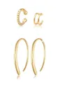 Produktbild: Elli Ohrring-Set Basic Set Creolen Earcuff Blogger Trend 925 Silber