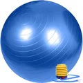 Produktbild: Gymnastikball 65 cm Sitzball mit Ballpumpe, Trainingsball, Ball für Fitness, ...