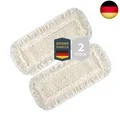Produktbild: 2 STÜCK Wischmopbezug Ersatzbezug Set Baumwolle für 40 cm Wischmop Klapphalter M