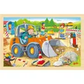 Produktbild: Goki Einlegepuzzle Baustelle (24 Teile) (4013594574112)