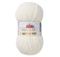 Produktbild: Himalaya Strickfein Himalaya Dolphin Baby Bulky Chenille Garn 80308 - naturWeiß Häkelwolle, 120 m (Einzel-Pack, 1-St., Wolle), Superbauschiges Chenille Garn