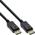 Produktbild: InLine® 17133P DisplayPort Kabel, schwarz, vergoldete Kontakte, 0,3m