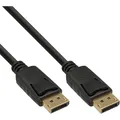Produktbild: InLine® DisplayPort Kabel, schwarz, vergoldete Kontakte, 0,3m