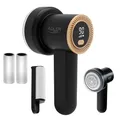 Produktbild: Fusselrasierer Elektrisch ADLER EUROPE Entfernen von Flusen aus Kleidung und Stoffen – Einstellbare 3 Gang Geschwindigkeit - 6 Klingen Klinge - LED Anzeige - USB Aufladung, Reinigungsrolle