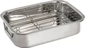 Produktbild: Bratreine - Edelstahl - 30 x 23 cm - mit Grilleinsatz