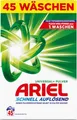 Produktbild: Ariel Universal+ Vollwaschmittel, Pulverwaschmittel, strahlende Reinheit, frischer Duft, 45 Waschladungen 666241