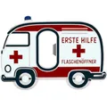 Produktbild: LANOLU Flaschenöffner ERSTE HILFE, Geschenke für Feuerwehrmänner, magnetischer Flaschenöffner lustig für Männer, Feuerwehr Geschenke für Männer aus Metall