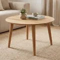 Produktbild: skølm Mjölnir Couchtisch rund Ø70 cm, Eiche massiv, Natur geölt, Sofatisch