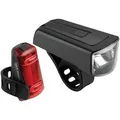 Produktbild: Akku-Beleuchtungsset DWN 100 / DWN REAR SIGNAL, AXA, schwarz, 100 lx, Axa, 93959495KB