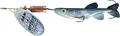 Produktbild: Dam Minnow Spinner #1 3G Sinking Silver/Black