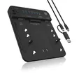 Produktbild: ICY BOX HDD/M.2 NVMe SSD Docking Station USB 3.2 Gen 2 (10 Gbit/s), Festplatten Klonstation & Lesegerät (SATA 2,5/3,5 Zoll & M.2 NVMe), Extern, Adapter, USB-C & USB-A, IB-2913MCL-C31