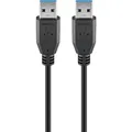 Produktbild: Goobay USB-Kabel 93928 USB 3.0, 1,8 m, Anschlusskabel, A Stecker / A Stecker