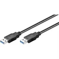 Produktbild: Goobay USB 3.0 SuperSpeed Kabel Stecker Typ-A > Stecker Typ-A 1,8 m Schwarz