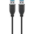 Produktbild: goobay USB 3.0 A Kabel 1,8 m schwarz, 1 St.