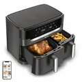 Produktbild: Tefal Easy Fry Dual XXL EY942HE0 Fritteuse Doppel 11 l Eigenständig 2020 W Heißluftfritteuse Grau