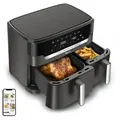 Produktbild: Tefal Easy Fry Dual XXL EY942HE0 Fritteuse Doppel 11 l Eigenständig 2020 W Heißluftfritteuse Grau - Grau