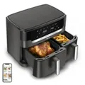 Produktbild: TEFAL EY942H Easy Fry Dual XXL Heißluftfritteuse grauDoppel-Heißluft-Fritteuse -