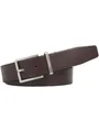 Produktbild: Calvin Klein Herren Gürtel Casual Adj Belt Leder 80cm Braun