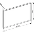 Produktbild: KEUCO ROYAL LUMOS Lichtspiegel einstellbare Lichtfarbe, 1050x650mm, 14597134000