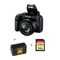 Produktbild: Panasonic Lumix DC-FZ82D inkl. Zubehörpaket 64GB Speicherkarte + Patona DMW-BMB9