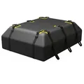 Produktbild: COSTWAY Dachbox Universelle, 600L faltbare Gepäckbox schwarz 130 cm x 100 cm x 44 cm