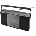 Produktbild: Soundmaster RCD1870SW Digitalradio CD-Player DAB+ UKW-RDS USB MP3 Wecker Küche Boombox (DAB+, UKW-RDS, 4 W, DAB+ Radio, UKW-RDS Radio, Wecker, Display dimmbar abschaltbar) schwarz