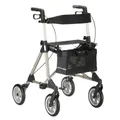 Produktbild: Russka Elan Plus - faltbarer leichtgewicht Rollator mit Tasche, Stockhalter, Rüc
