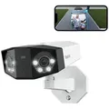 Produktbild: Reolink 8K 16MP Dual-Objektiv PoE Überwachungskamera, 180° Panorama, Intelligente Erkennung, Bewegungsspur, Farbnachtsicht, 2-Wege-Audio, IP67 - Weiß
