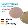 Produktbild: Bilderrahmen Neumann Einzelrahmen Bilderhalter rahmenlos rund, klar und antireflex Polystyrolglas klar | 20