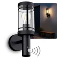 Produktbild: MOVI Außenleuchte mit Bewegungsmelder IP44 LED Glühbirne 4W warmweiß Wandlampe