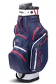 Produktbild: Big Max Dri Lite Silencio 2 Cartbag - Wasserabweisende Golftasche dunkelblau rot
