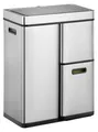 Produktbild: EKO - Mirage Plus Recycler Sensor Abfalleimer 30+15+15 Liter - Stainless steel Plastic - Matt Edelstahl