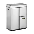Produktbild: EKO Mirage Plus Sensor Mülleimer 60L 3 Fächer 30+15+15 L Edelstahl Silber