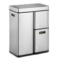 Produktbild: EKO Mirage Plus Sensor Mülltrenner 60L 3 Fächer 30+15+15 L Edelstahl Silber