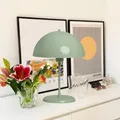 Produktbild: bamyum lipeo pilz lampe Minzgrün, Tischleuchte Pilz mit Kabel, Pilzlampen Metall Ø26 cm, Nachttischlampe, Tischlampe, Retro Table Lamp