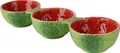 Produktbild: 3er-Set Keramik-Snackschalen 8x28x4cm