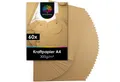 Produktbild: OfficeTree Kraftpapier Kraftpapier 60 Blätter Craftpaper DIN A4 - 300g, für Lettering und Kalligrafie