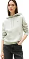 Produktbild: Tommy Jeans Damen Hoodie Flag Regular Fit, Grün (Misty Sage), S