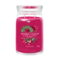 Produktbild: YANKEE CANDLE Große Signature Kerze SPARKLING WINTERBERRY 567 g Duftkerze