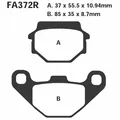 Produktbild: EBC Einige Beläge Bremse R Für Suzuki 500 Vinson 03-06 Hintern FA372R