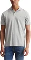 Produktbild: Marc OߴPolo Herren Kurzarm-Poloshirt aus Bio-Baumwolle Regular Fit, Grau (Iron Grey Melange), S