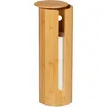 Produktbild: Toilettenpapier Aufbewahrung, 4 Rollen, Bambus, Hxd: 42 X 14,5 Cm, Reserverollenhalter Stehend, Deckel, Natur - Relaxdays