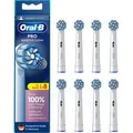 Produktbild: Oral-B Aufsteckbürsten Pro Sensitive Clean, weiß, 8 Stück