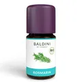 Produktbild: Baldini Bio Rosmarinöl 5ml - 100% Naturreines Ätherisches Öl - Lebensmittelqualität - Vegan - für Speisen, Getränke & Aroma Diffuser - aus Marokko