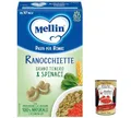 Produktbild: 6x Mellin Ranocchiette di Grano Tenero con Spinaci e Pasta di Semola di Grano Tenero e Vitamina B1, 280g + Italian gourmet polpa 400g