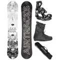 Produktbild: Airtracks Snowboard Snowboard Komplett Set Akasha Wide »Mod. 25/26 (4 St., 4er-Pack), Snowboard Rocker + Bindung Master + Boots + Sb / 152 157 159 162 cm Boots 47 Master QL | 162 cm